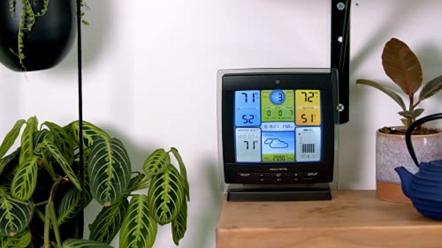 AcuRite Home Weather Station with Color Display for Indoor/Outdoor  Temperature