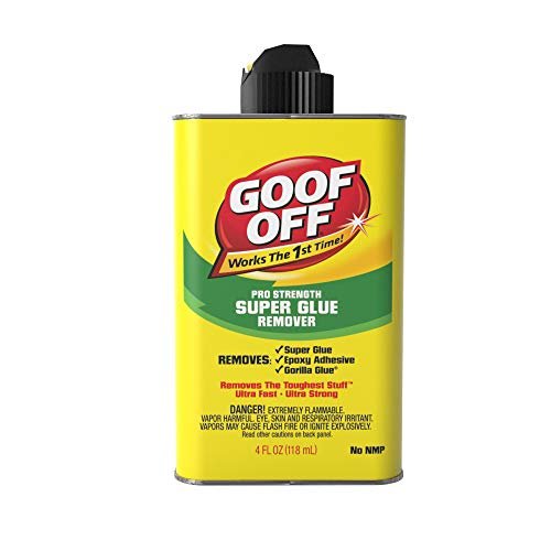 Goof Off Super Glue Remover - 4 Oz. Can, Yellow (Fg678) - Imported Products  from USA - iBhejo