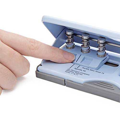 Rapesco Adjustable 6-Hole Punch for Planners and 6-Ring Binders - Blue -  Imported Products from USA - iBhejo