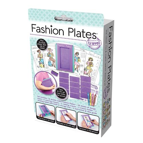  PlayMonster Fashion Plates — Travel Set — Mix-and