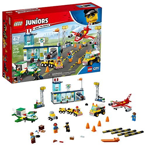 LEGO Juniors City Central Airport 10764 Building Kit 376 Pieces