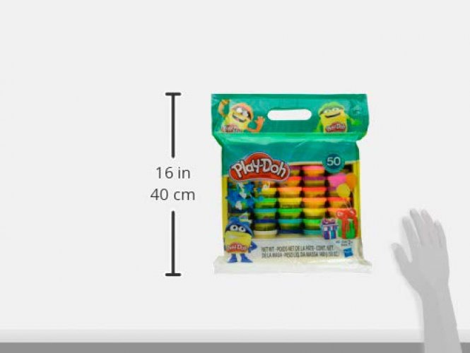 Play-Doh Modeling Compound 50- Value Pack Case of Colors , Non-Toxic , Assorted