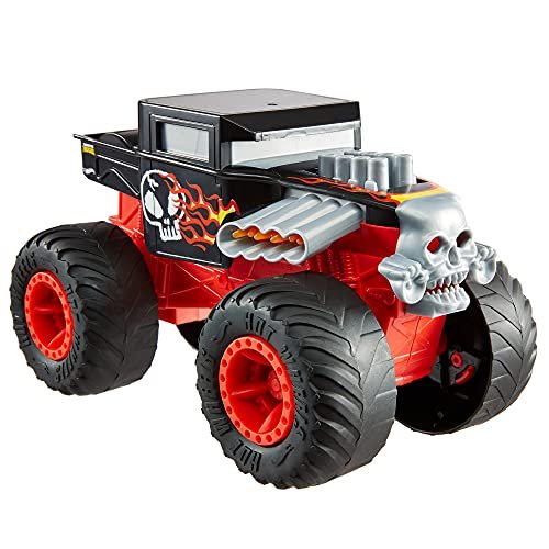 Hot Wheels Monster Trucks 1:24 Scale Bone Shaker Truck Play