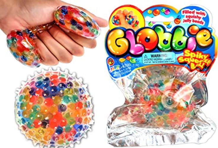 Ja-Ru Jelly Beads Big Squooshy Sphere Fidget Toy (Styles May Vary