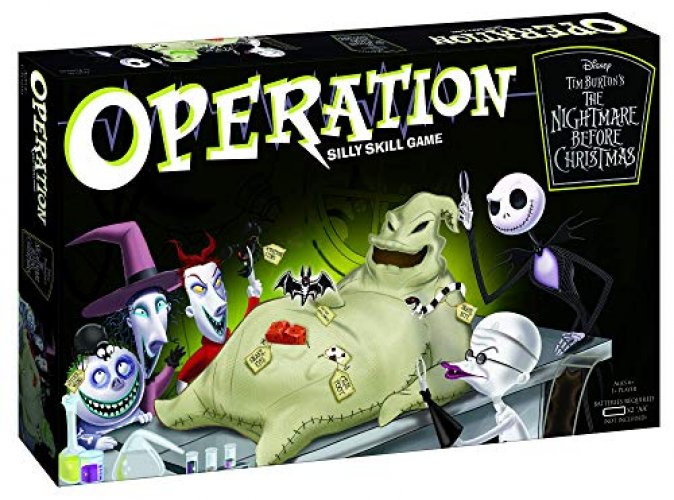 Operation Disney the Nightmare Before Christmas Board Game 