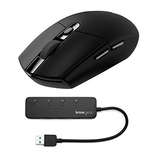 Logitech G305 LIGHTSPEED Wireless Gaming Mouse (Black)