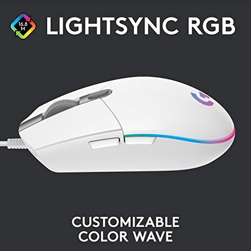 Logitech G203 LIGHTSYNC RGB 6 Button Gaming Mouse