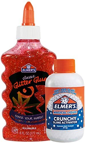 Elmers Glitter Glue, Classic, Red - 6 fl oz