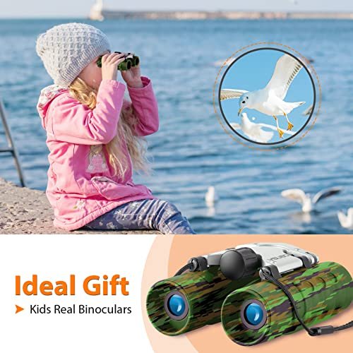 Dislocati Kids Binoculars for Girls, 3-12 Year Old Girl Gifts Boys