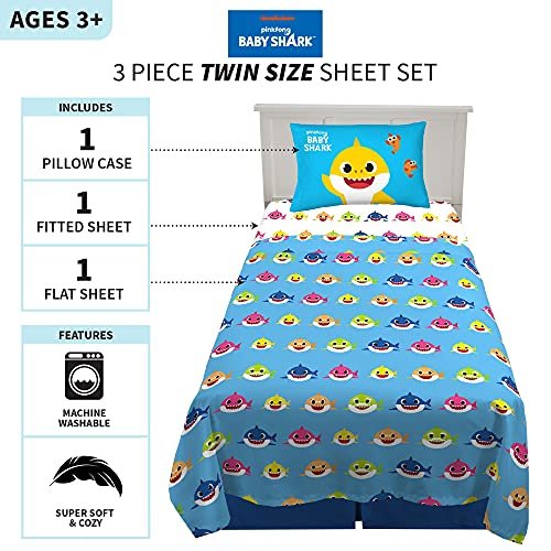 Baby shark sales twin comforter set