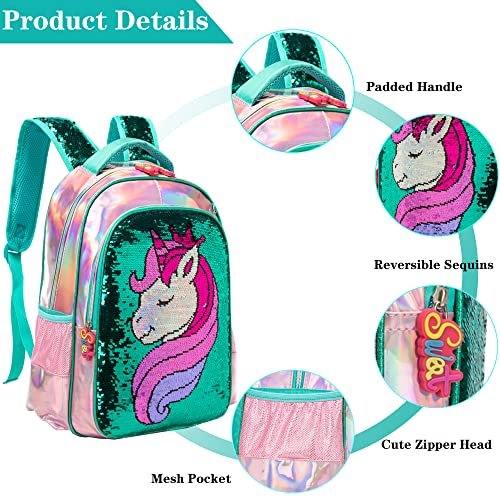 Unicorn flip sequin online backpack