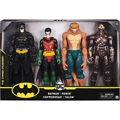 Dc Comics, Batman 12-Inch Action Figure Collectible 4-Pack, Toys