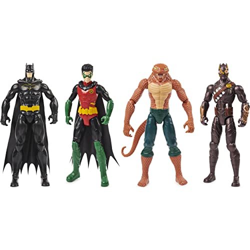 Dc Comics, Batman 12-Inch Action Figure Collectible 4-Pack, Toys