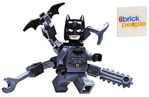 LEGO Superheroes: Batman Minifig with Octo Arms Plus Bonus Grey Cape ...