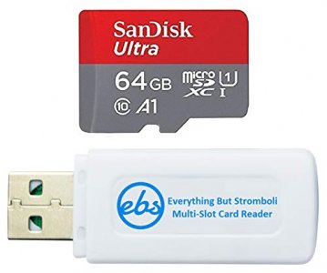  SanDisk Extreme 128GB SD Memory Card Works with Sony Alpha a7C,  a6600, a6100, a6400 Mirrorless Camera (SDSDXVA-128G-GNCIN) U3 SDXC UHS-I  Bundle with (1) Everything But Stromboli Micro & SD Card Reader 