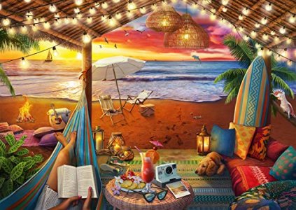 Ravensburger Cozy Wine Terrace 500 Piece Large Format Jigsaw Puzzle for  Adults - 16796 - Every Piece is Unique, Softclick Technology Means Pieces  Fit