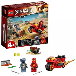 LEGO NINJAGO Legacy Kais Blade Cycle 71734 Ninja Motorcycle Playset Building Kit, Featuring NINJAGO Kai and a Snake; New 2021 (54 Pieces)