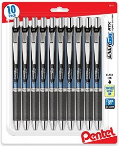 Pentel EnerGel Needle Tip 0.5mm  Writes thin and fine! 