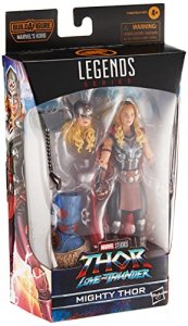 Marvel Legends Series Thor: Love and Thunder Mighty Thor Action Figure 6-inch Collectible Toy, 4 Accessories, 1 Build-A-Figure Part