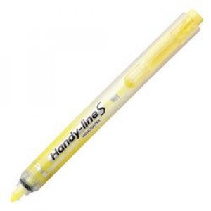 Pentel Handy-line S Retractable Highlighter, Chisel Tip, Yellow Ink, 4 /Pack (SXS15BP4G)