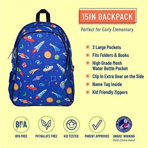 J World Lollipop Kids Rolling Backpack with Lunch Bag - Candy Buttons