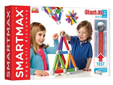 SmartMax Build & Roll (44 pcs) STEM Magnetic Discovery Building Set Ages 3+