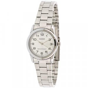 Casio Women's LTPV001D-7B Silver Metal Quartz Watch