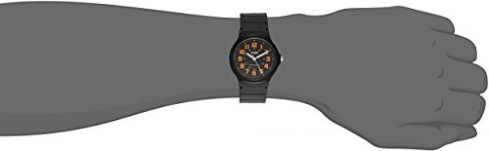 Casio Unisex MQ-71-4BCF Classic Luminous Hands Watch With Black Resin Band