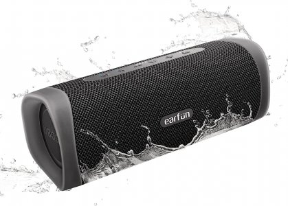 Bluetooth Speaker, EarFun UBOOM L Portable Speaker 28W Loud Stereo Sound, Rich Bass, IP67 Waterproof & Dustproof