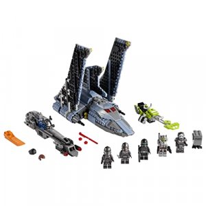 LEGO 75314 Star Wars The Bad Batch Attack Shuttle Building Toy for Kids Age 9 , Set with 5 Clones Minifigures & Gonk Droid Figure