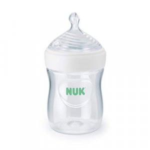 NUK Simply Natural Baby Bottle with SafeTemp, 5 oz, 1 Pack