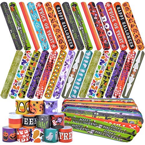 halloween slap bracelets