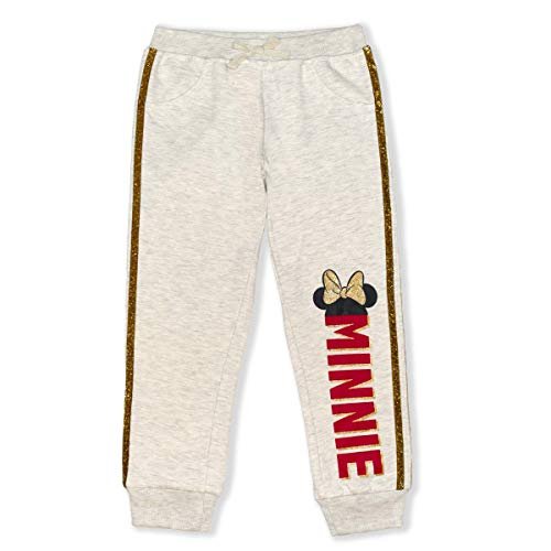 Disney Minnie Mouse Girls' 2 Pack Jogger Pants For Toddler And Little Kids  Red/Grey - Imported Products from USA - iBhejo