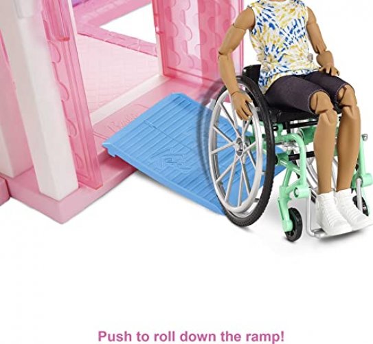 Wheelchair best sale barbie amazon