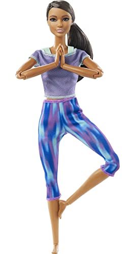 Barbie made to move doll 2024 blue