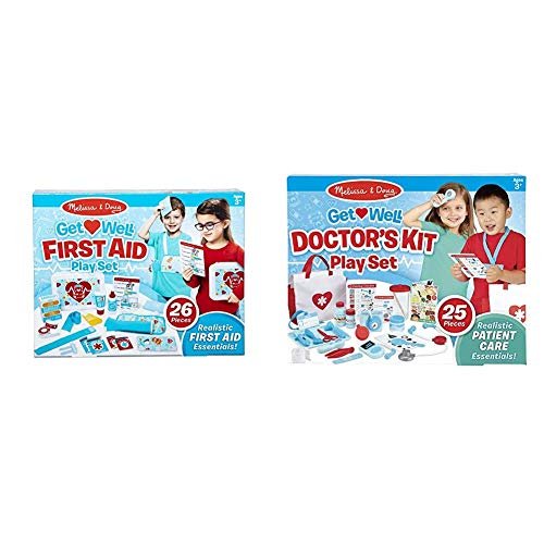 Melissa & Doug - Get Well First Aid Kit Play Set