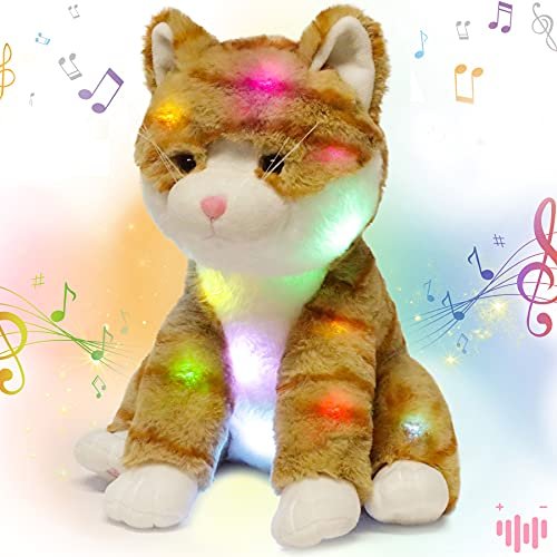 Animated 2024 stuffed cat