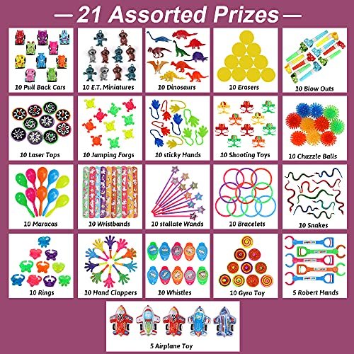 Amy&Benton 200PCS Little Toys for Kids School Prizes for Kids Toys Bulk  Party Favors Gifts Treasure Box Toys