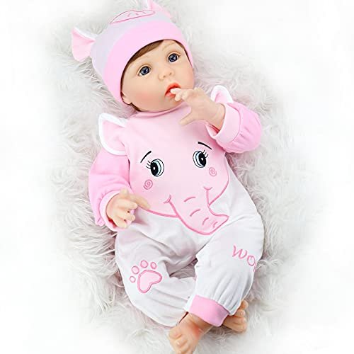 Aori Reborn Baby Dolls Boy - 22 inch Lifelike Weighted Newborn Doll with  Feeding Toy Accessories Set