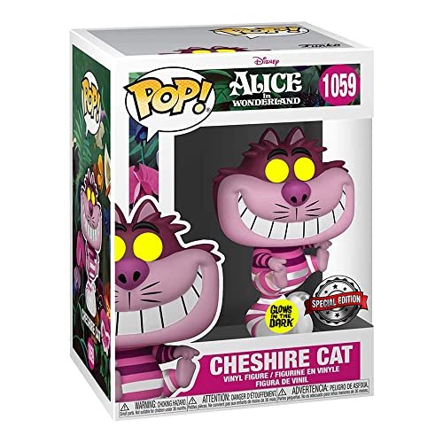 Funko Alice in Wonderland POP! Disney Cheshire Cat Exclusive Vinyl Figure  #1059 [Translucent, Glow-in-the-Dark]