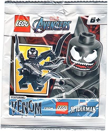  LEGO Superheroes: Venom Minifgure with Long Arms (Appendages) :  Toys & Games