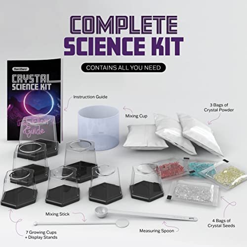 Crystal Growing Kit, Arts and Crafts Science Kits for Kids 4-6-8