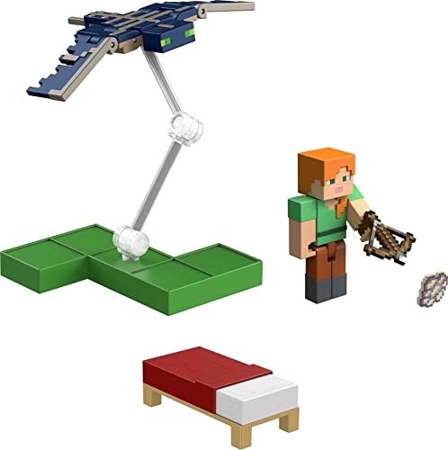 Minecraft Craft-a-Block 2-Pk Figures, Character Figures Based on