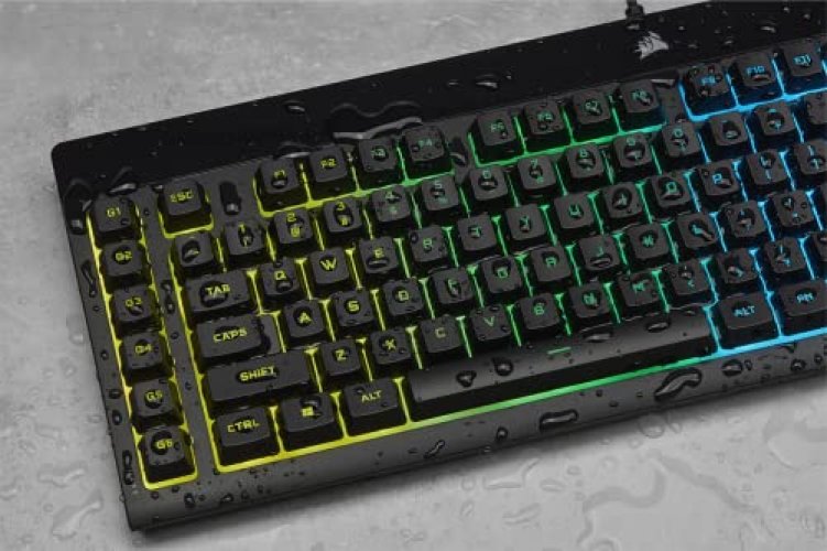 Corsair K55 RGB Pro Gaming Keyboard - Dynamic RGB Backlighting, Six Macro  Keys with Elgato Stream Deck Software Integration 