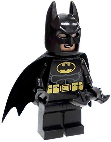 LEGO Super Heroes DC Batman Minifigure - Batman (in Black Suit with Batcape  and Bat-a-rang) Junior Sets