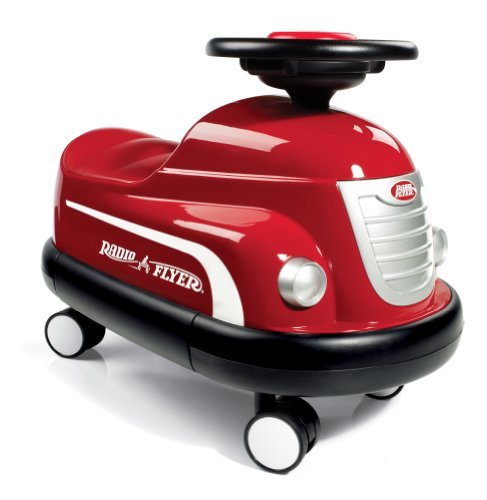 Radio Flyer Classic Bumper Car, Red Ride On Toy For Ages 1-3