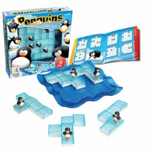 Smart Games Penguins on Ice A Sliding Cognitive Skill-Building Puzzle Game