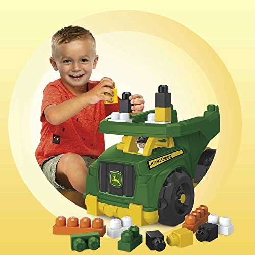 Mega bloks john deere cheap dump truck