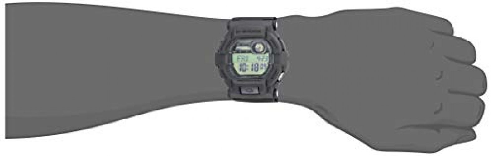 Casio G Shock Quartz Watch with Resin Strap Grey 18 Model