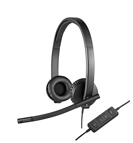 Logitech H570E Wired Headset Stereo Headphones With Noise